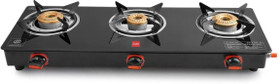 CELLO Trion 3 Burner Glass Manual Gas Stove (3 Burners)