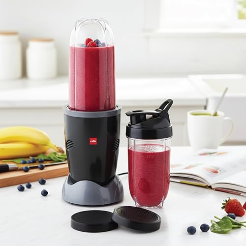 Cello Trion Nutri Max Pro 2J Juicer Mixer Grinder 500W, Black | 1 Blen