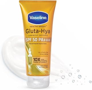 Vaseline Gluta Hya - Antioxidant SPF 50 PA+++ Sunscreen for Face & Bod