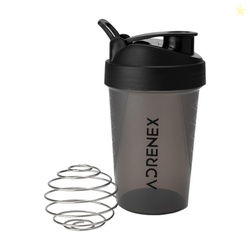 Adrenex BPA Free Gym Bottle with Mixer Ball 500 ml Plastic Shaker...mo