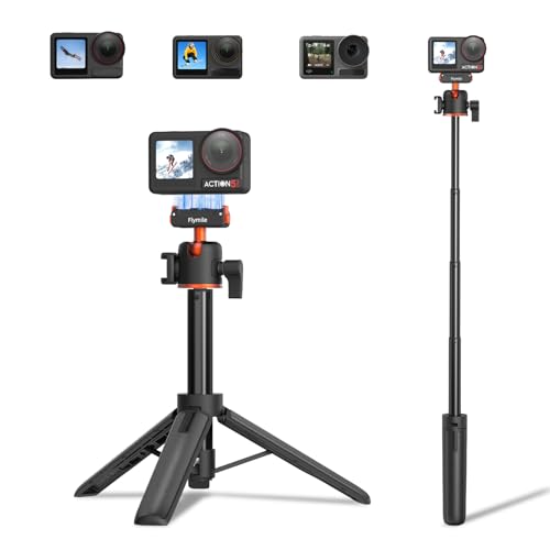 BRDRC Action 5 Pro Tripod Accessories, 21 Extension Rod Mini Table Des