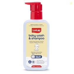Baby Wash & Shampoo -400ml, Milky Soft Head to Toe Wash With Oatmeal &