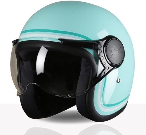 TVS MissFit Women's Open Face Helmet | Lightweight Shell | Pastel Colo