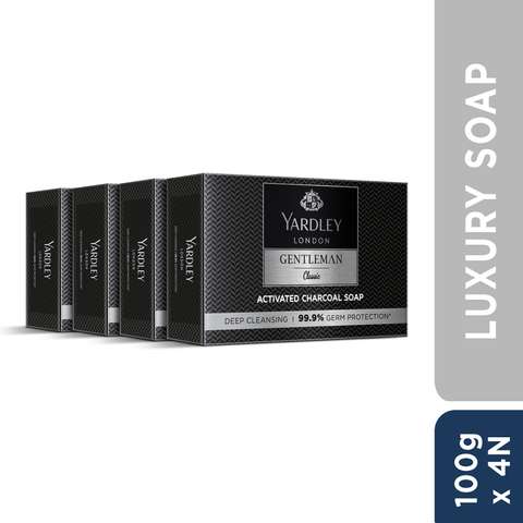 Yardley London Gentleman Classic Activated Charcoal Men's (4 x 10...mo