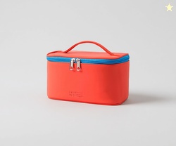 Cortina Large Travel Makeup Bag & Cosmetic Organizer for Women, Orange