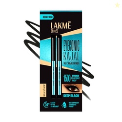 Eyeconic Black Kajal 0.35 g (Combo Pack of 2) Matte Kohl Liner in a Tw