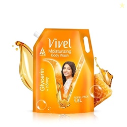 Vivel Glycerin & Honey Moisturizing Body Wash for Men & Women, 1300ml