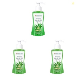 Himalaya Herbals Purifying Neem Face Wash, 200ml (Pack of 3)