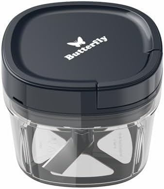 Premium Plastic Vegetable Chopper 600 ml Blue