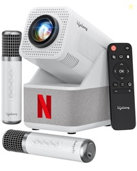 Electronics ROAR Projector with 2 Mics | Booming 20W Speakers | Cricke