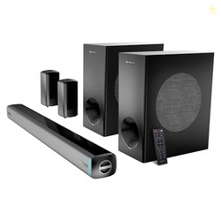 ZEBRONICS Juke bar 9550 pro 5.2 Soundbar (625 Watts), Dolby Audio, Dua