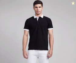 Men's Polo-Neck Half Sleeves Casual T-Shirt for Men || Varsity Inspire