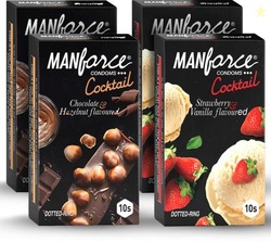 MANFORCE Cocktail Combo Pack (Hazelnut & Chocolate and Strawberry & Va