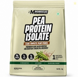 BIGMUSCLES NUTRITION 100% Pea Protein Isolate Protein Powder | Complet