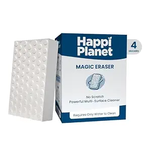 Happi Planet Magic Eraser | Pack of 4 | No Scratch Multi-Surface Clean