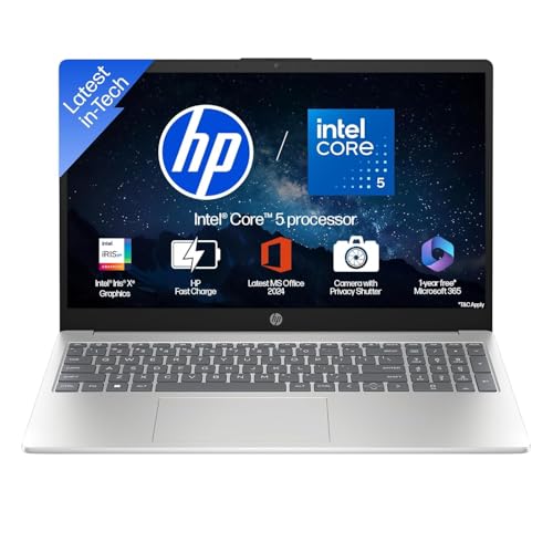 HP 15, Intel Core 5 120U (14th Gen) 8GB DDR4, 512GB SSD, FHD, Anti-Gla