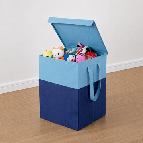 PrettyKrafts 75 L Non Woven Printed Rectangular Foldable Large Laundry