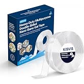 KISVIS Multipurpose Double Sided Tape Heavy Duty - Adhesive Silicone T