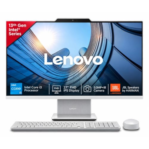 Lenovo IdeaCentre AIO Intel Core i3-1315U 27  FHD IPS (8GB RAM/512GB S