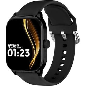 GameSir Nexoro 2.01 Smartwatch for Men & Women Bluetooth Call, Heart R