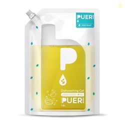 PUER Dishwashing Gel | Zesty Blast | 1800ml Refill Pouch