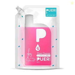 PUER Floor Cleaner | Floral Fresh | Mineral-based | 1800ml Refill Pouc