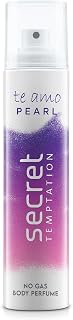Te Amo Pearl No Gas Deo Body Spray, Long Lasting Dodorant for Women, 1