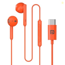Portronics Conch Theta C in Ear Type C Wired Earphones with in Line HD