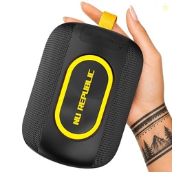Nu Republic SonicPop 2000 Portable Bluetooth Speaker | 16W Loud Sound,