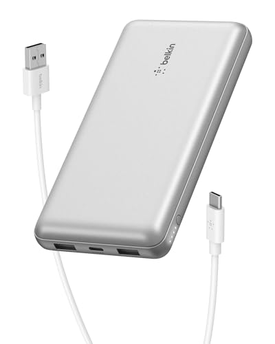 Belkin 20000 mAh Power Bank | Super Fast Charging | USB-C PD Port | 15