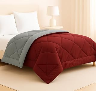 BSB HOME Luxury Reversible Comforter Double Size | Dual Color Soft Qui