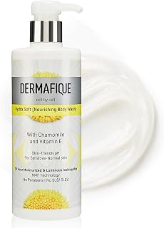 Dermafique Hydra Soft Body Wash 500ml|24H moisturization,NMF|Dermat Te