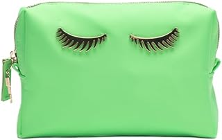 Colorbar Polyester Lips & Lashes Casual (Small Pouch) - Neon Green