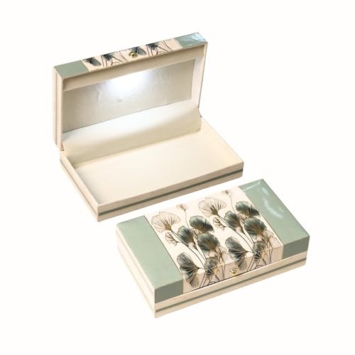 Bahubali Digiglam Gold Printed LED Floral Gift Box | Glossy Wedding Sh