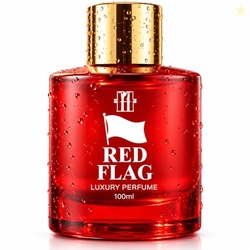 RED FLAG Luxury Perfume for Men & Women, 100 ml, Premium Red Fragrance