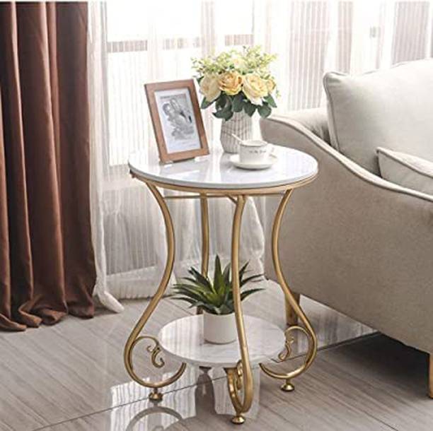 FLORIVA Coffee Table with Stable Metal Frame Side Table for Living Roo