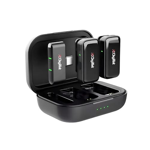 Digitek DWM 120 Wireless Microphone System, 2.4GHz Mic, Noise Reductio
