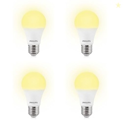 PHILIPS 12W e27 LED Warm White Bulb, Pack of 4, (Stellar Bright)