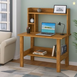 ST-40 Wooden Study Table with Hutch & Bottom Storage  Multi-Purpose Of