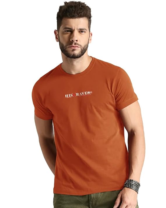 Noble Monk Men's Solid Modern Fit T-Shirt