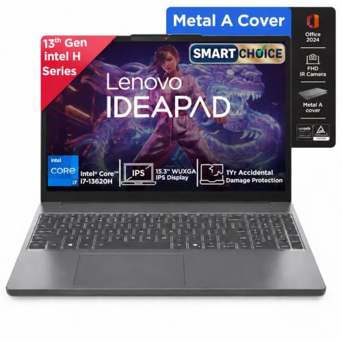 Lenovo IdeaPad Slim 3 Smartchoice 13th Gen, Core i7-13620H, 16GB RAM,
