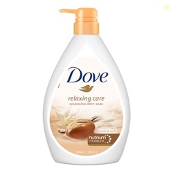 Relaxing Shea Butter Body Wash with Vanilla for Soft Skin, Soothing Sc