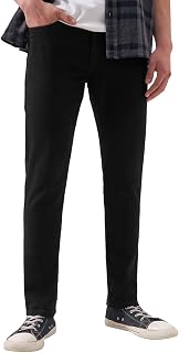 Mens Tapered Fit Denim Jeans for Man |Jeans Pant Cropped Length|Mid-Ri