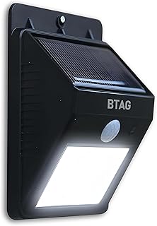Btag Smart Sun-Powered LED Motion Sensor Light - Energy Efficient & We