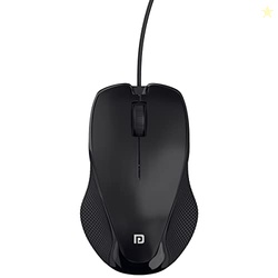 Portronics Toad 101 Wired Optical Mouse with 1200 DPI, Plug & Play, Hi