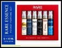 Rareessence Inspired Perfume Set, 6 Bottles, 10ml Each, for Trips Away