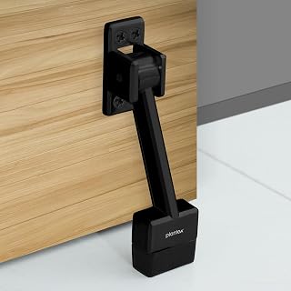 Plantex Heavy Duty 5 Inch Kick Down Door Stopper with Strong Rubber Gr