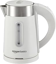 Amazon Basics 0.8 Litre Electric Kettle | 800W | 360 Swivel Base | Led