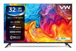VW 80 cm (32 inches) Smartchoice Frameless Series HD Ready QLED TV VW3