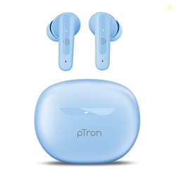 pTron Bassbuds Astra in-Ear TWS Earbuds w/Stereo Sound, 50Hrs Playtime